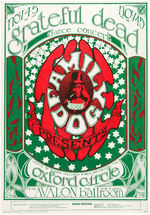 FAMILY DOG CONCERT POSTER FD-33 FEATURING THE GRATEFUL DEAD.