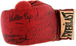 BOXING HALL OF FAME MULTI-SIGNED BOXING GLOVE.