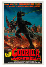 "GODZILLA ON MONSTER ISLAND" & "MOTHRA" MOVIE POSTER PAIR.