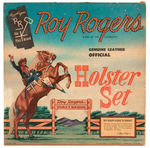 "ROY ROGERS GENUINE LEATHER OFFICIAL HOLSTER SET" BOXED.