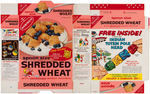 NABISCO "SHREDDED WHEAT" CEREAL BOX FLAT WITH INDIAN TOTEM POLE HEAD BACK.