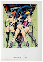 DAVE STEVENS "JUST TEASING" SIGNED LIMITED EDITION PIN-UP BOOK.