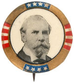 HUGHES SCARCE PORTRAIT BUTTON.