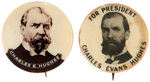 HUGHES PAIR OF SCARCE PORTRAIT BUTTONS.