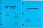 "LEGENDS OF THE SUPERHEROES - SUPERHEROES ROAST" TV SPECIALS SCRIPT PAIR.