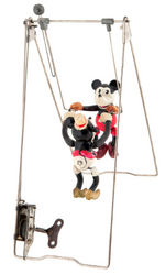 "MICKEY MOUSE & MINNIE MOUSE AS ACROBATS" BOXED WIND-UP TOY.