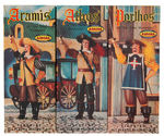 "THE THREE MUSKETEERS" AURORA MODEL KITS.