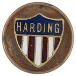 HARDING SIX PINS AND LAPEL STUDS WITH TWO UNLISTED IN HAKE.