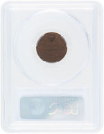 1C "INDIAN HEAD" 1867 CENT PCGS AU58.