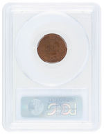 1C "INDIAN HEAD" 1875 CENT PCGS MS63RB.