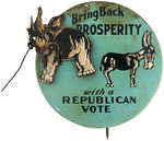 PAIR OF NOVELTY 1932 HOOVER CAMPAIGN ITEMS.