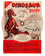 NABISCO "WHEAT HONEYS" CEREAL BOX WITH DINOSAUR/DINOSAUR GUIDE PREMIUMS.