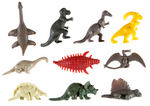 NABISCO "WHEAT HONEYS" CEREAL BOX WITH DINOSAUR/DINOSAUR GUIDE PREMIUMS.