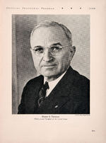 TRUMAN BARKLEY OFFICIAL 1949 INAUGURAL PROGRAM.