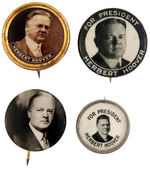 HOOVER FOUR SCARCE PORTRAIT ITEMS.