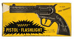 "HOPALONG CASSIDY PISTOL FLASHLIGHT" BOXED.