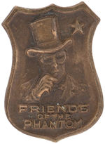 "FRIENDS OF THE PHANTOM" PULP MAGAZINE CLUB BADGE.