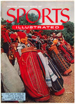 "SPORTS ILLUSTRATED" COMPLETE SECOND ISSUE MAGAZINE COMPLETE WITH BASEBALL CARDS FOLD-OUT.