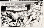 “RANGERS” #18 “THE SEA DEVIL” COMPLETE FIVE PAGE STORY ORIGINAL ART.