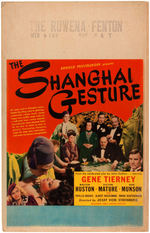 "THE SHANGHAI GESTURE" WINDOW CARD.