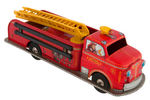 MARX BOXED "FRICTION POWERED FIRE TRUCK" TOY.