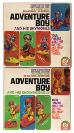 “ADVENTURE BOY” BOXED DOLL/VEHICLE SETS.