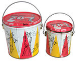 “THE WIZARD OF OZ” SWIFT’S PEANUT BUTTER PAIL PAIR.