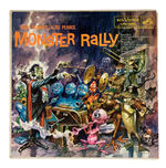 "THE MUNSTERS/MONSTER RALLY" RECORD PAIR.