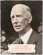 "CONNIE MACK" (HOF) PHILADELPHIA ATHLETICS GROUP.