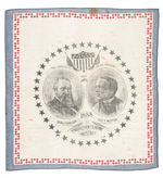 HARRISON / MORTON 1888 JUGATE “PROTECTION TO HOME INDUSTRIES” BANDANNA HAKE #3015.