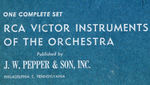 “RCA VICTOR INSTRUMENTS OF THE ORCHESTRA” PROMOTIONAL KIT.