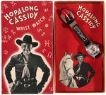 "HOPALONG CASSIDY WRIST WATCH" SMALL METAL CASE VARIETY BOXED.