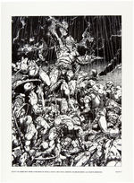 “BARRY SMITH’S CONAN” TUPENNY SIGNED PRINT PORTFOLIO SET AND PAPERWORK.
