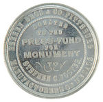 "STEPHEN C. FOSTER" C. 1900 MONUMENT DONATION MEDAL.