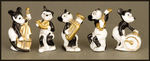 MICKEY MOUSE SMALL GERMAN BAND FIGURINES.