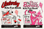 UNDERDOG/PINK PANTHER/POPEYE/BEN FRANKLIN & WOODY WOODPECKER KITE FUN BOOK POSTERS.