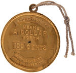McKINLEY 1896 GOLD BUG STICKPIN AND MECHANICAL ANTI-BRYAN DEVICE.