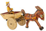 MARX DONKEY CART WIND-UP PAIR.