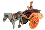 MARX DONKEY CART WIND-UP PAIR.