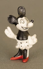 MINNIE MOUSE CHARMING BISQUE FIGURE FROM GERMANY.