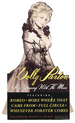 "DOLLY PARTON" SIGNED RECORD PROMO STANDEE.