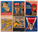 WORLD WAR II ANTI-AXIS MATCHBOOK LOT.