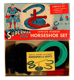 “SUPERMAN OFFICIAL JUNIOR RUBBER HORSESHOE SET.”