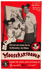 "MICKEY MOUSE CLUB - MOUSEKETEERS MOUSEKARTOONER" BOXED MATTEL SET.