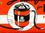 “FRAM FRAMFLEX OIL FILTER LINES” TIN DISPLAY.