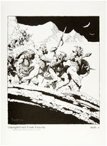 “FRAZETTA’S LORD OF THE RINGS” SIGNED PRINT PORTFOLIO SET.