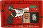 "MATTEL OFFICIAL DETECTIVE SHOOTIN' SHELL SNUB-NOSE .38" BOXED SET.