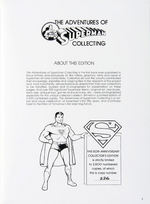 "THE ADVENTURES OF SUPERMAN COLLECTING" 50TH ANNIVERSARY LIMITED EDITION HARDCOVER.