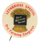 GREAT NORTHERN RAILWAY BUTTON FOR SPECIAL TRAIN AND EVENT.