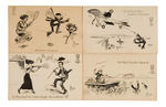 "SKIPPY" CREATOR PERCY CROSBY POSTCARDS.